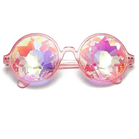 Crystallized Jewel Sunglasses with Kaleidoscope Effect - Cosparty