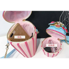 Cupcake Handbag in Vegan Leather with Intricate 3D Design - bags