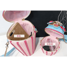 Cupcake Handbag in Vegan Leather with Intricate 3D Design - Cosparty