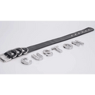 Customizable Vegan Leather Rhinestone Choker Necklace - Cosparty