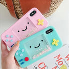 Cute Adventure Time 3D iPhone Console Case in Pink or Green - phone case