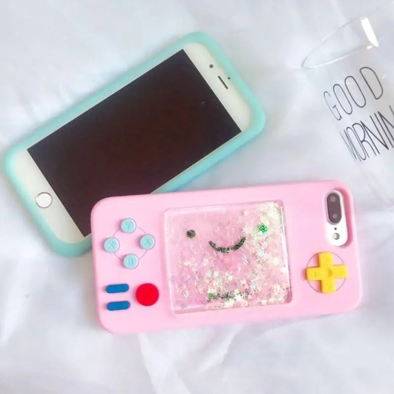 Cute Adventure Time 3D iPhone Console Case in Pink or Green - phone case