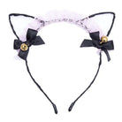 Kawaii Neko Cat Ears Headband Hair Accessory Josie And The Pussycats Lace Gold Bells Cosparty