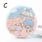 Sanrio Little Twin Stars Kiki Lala Coin Purse Bag Zippered Zipper Pouch Fairy Kei Cosparty