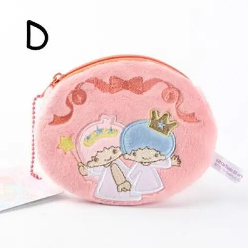 Sanrio Little Twin Stars Kiki Lala Coin Purse Bag Zippered Zipper Pouch Fairy Kei Cosparty