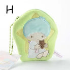 Sanrio Little Twin Stars Kiki Lala Coin Purse Bag Zippered Zipper Pouch Fairy Kei Cosparty