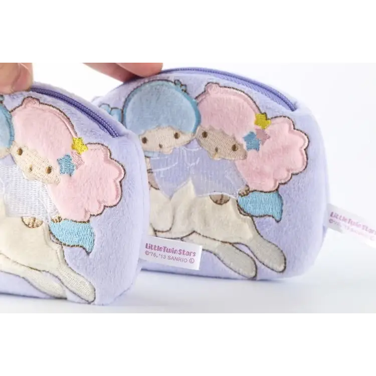 Cute Character Zippered Coin Pouches for a Fun and Soft Touch - Purse