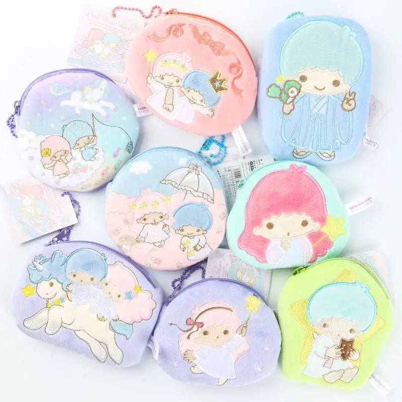 Cute Character Zippered Coin Pouches for a Fun and Soft Touch - Purse