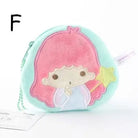 Sanrio Little Twin Stars Kiki Lala Coin Purse Bag Zippered Zipper Pouch Fairy Kei Cosparty