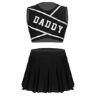 Cute Cheerleader Outfit with Belly Shirt and Matching Skirt - Cosparty