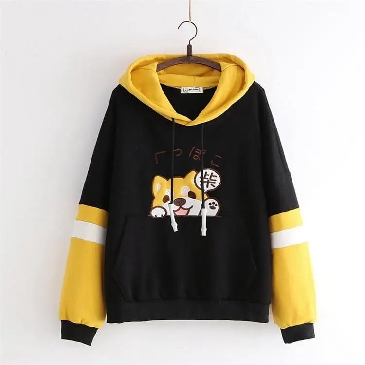 Cute Corgi Puppy Dog Hoodie for Kawaii Fashion Lovers - Cosparty