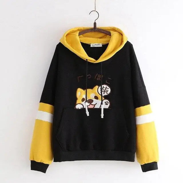 Cute Corgi Puppy Dog Hoodie for Kawaii Fashion Lovers - sweater