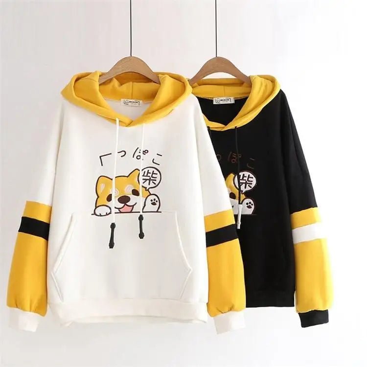 Cute Corgi Puppy Dog Hoodie for Kawaii Fashion Lovers - Cosparty