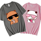 Cute Couple Dudu & Bubu Matching Shirts for Playful Couples