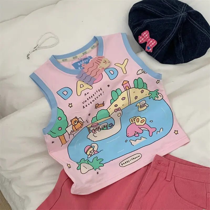 Cute Daddy Adventure Tank for Fun Fashion Statements - Cosparty