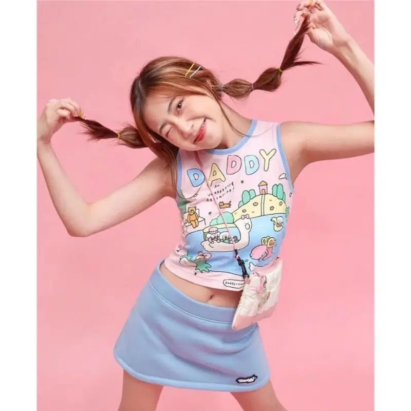 Cute Daddy Adventure Tank for Fun Fashion Statements - Cosparty