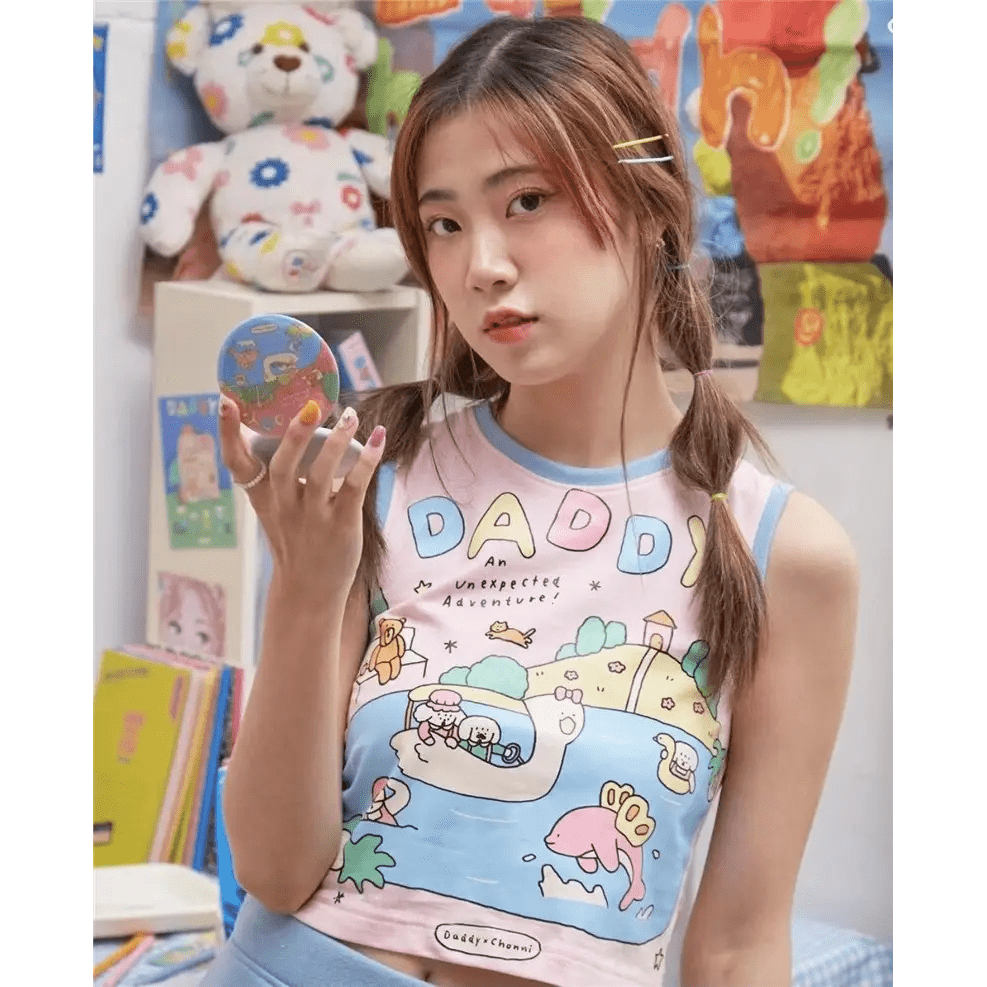 Cute Daddy Adventure Tank for Fun Fashion Statements - Cosparty