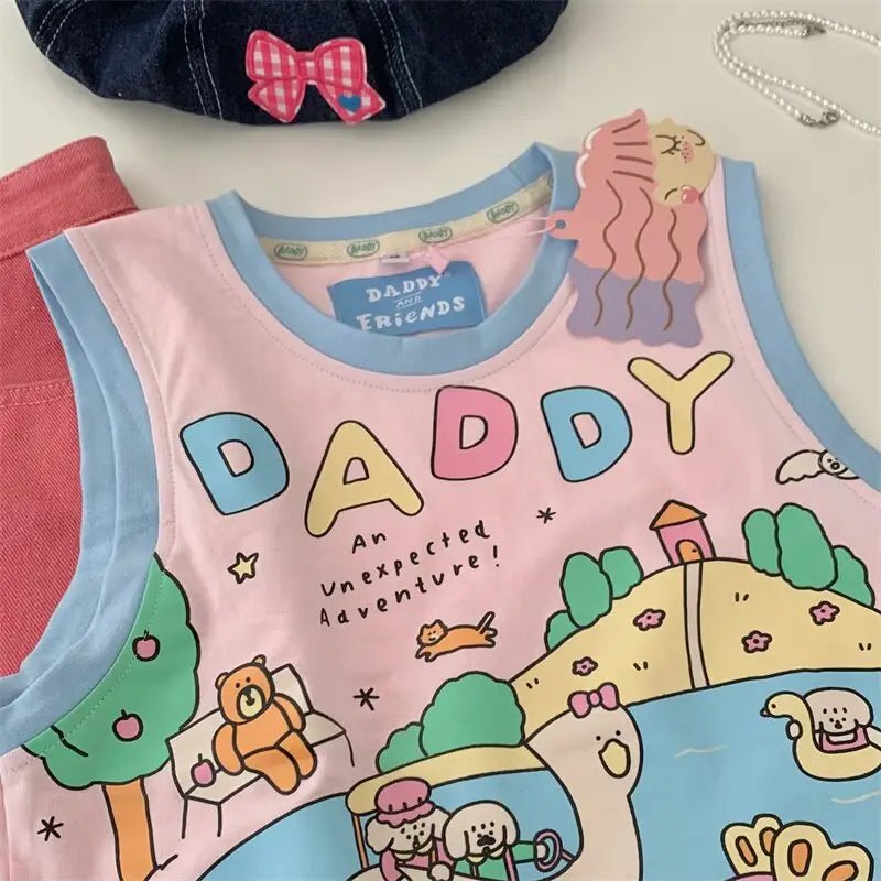 Cute Daddy Adventure Tank for Fun Fashion Statements - Cosparty
