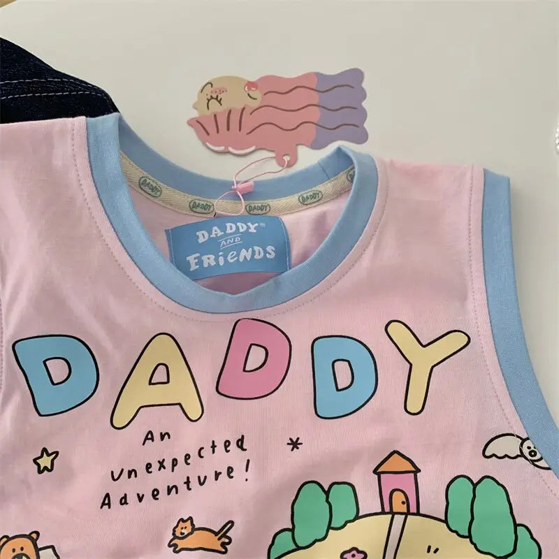 Cute Daddy Adventure Tank for Fun Fashion Statements - shirt