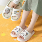 Cute Dudu and Bubu Peach & Goma Slippers for Cozy Comfort - Cosparty