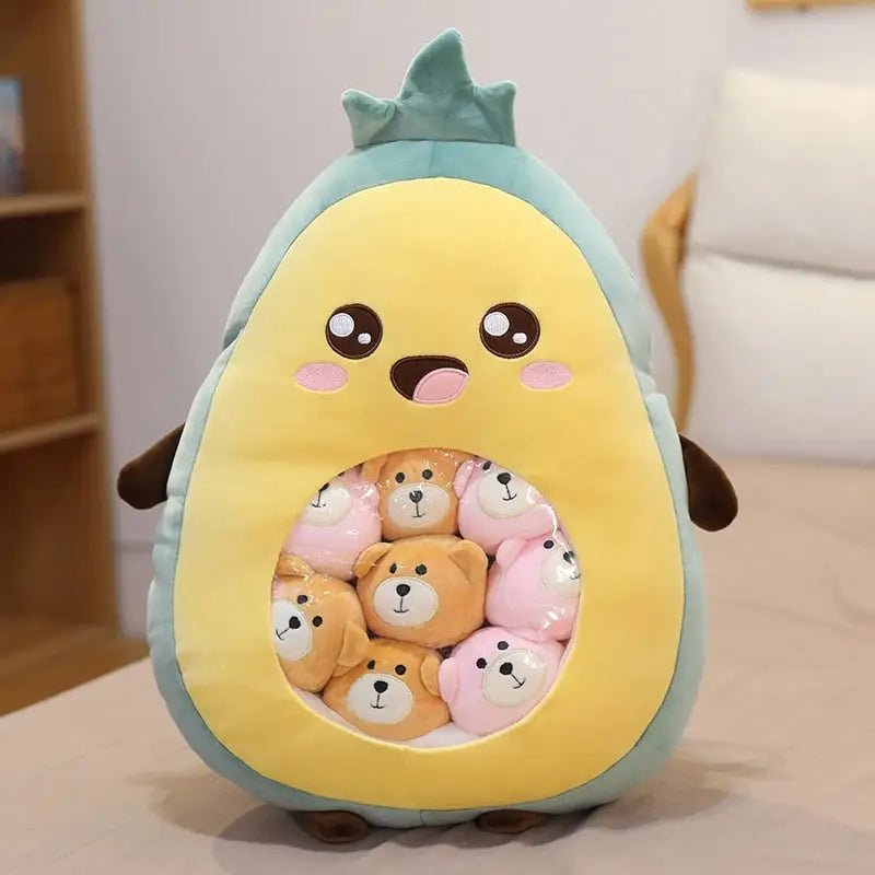 Cute Fruit and Animal Plush Bags for Stuffed Animals - Cosparty