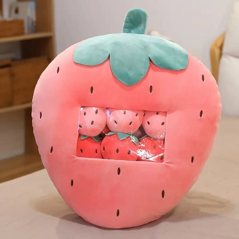 Cute Fruit and Animal Plush Bags for Stuffed Animals - Cosparty