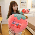 Cute Fruit and Animal Plush Bags for Stuffed Animals - stuffed animal