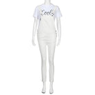 Cute Full Length Overalls in White or Black - Cosparty