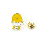 Cute Gudetama Happy Egg Yolk Enamel Pin - Cosparty