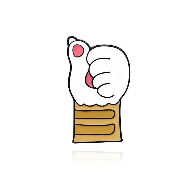 Cute Kitten Paws Enamel Pins Collection with Adorable Paw Prints - Cosparty