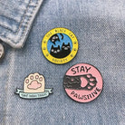 Cute Kitten Paws Enamel Pins Collection with Adorable Paw Prints - pin