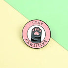 Cute Kitten Paws Enamel Pins Collection with Adorable Paw Prints - pin