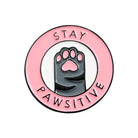 Cute Kitten Paws Enamel Pins Collection with Adorable Paw Prints - Cosparty