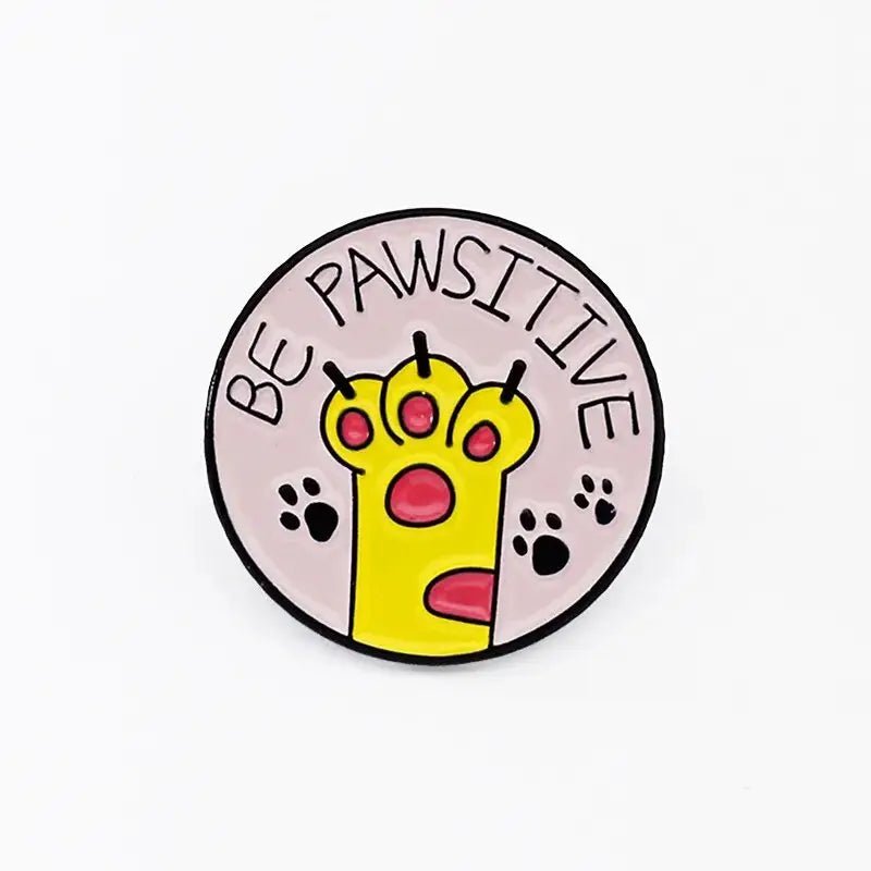 Cute Kitten Paws Enamel Pins Collection with Adorable Paw Prints - Cosparty