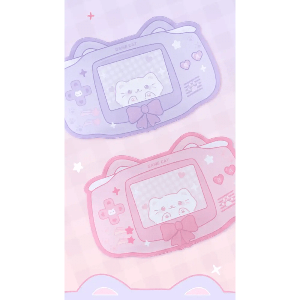 Cute Kitten Sakura Cat Gaming Mousepad for Kawaii Decor - Cosparty