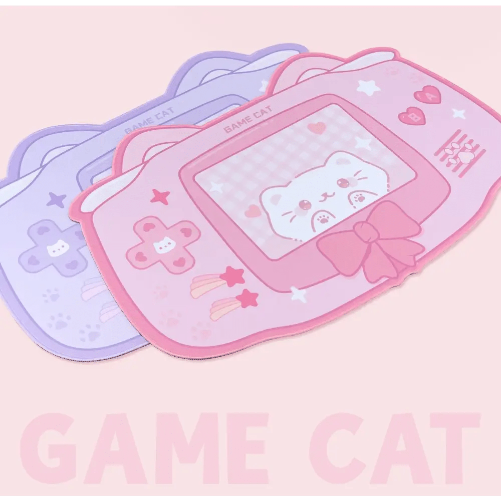Cute Kitten Sakura Cat Gaming Mousepad for Kawaii Decor - Cosparty