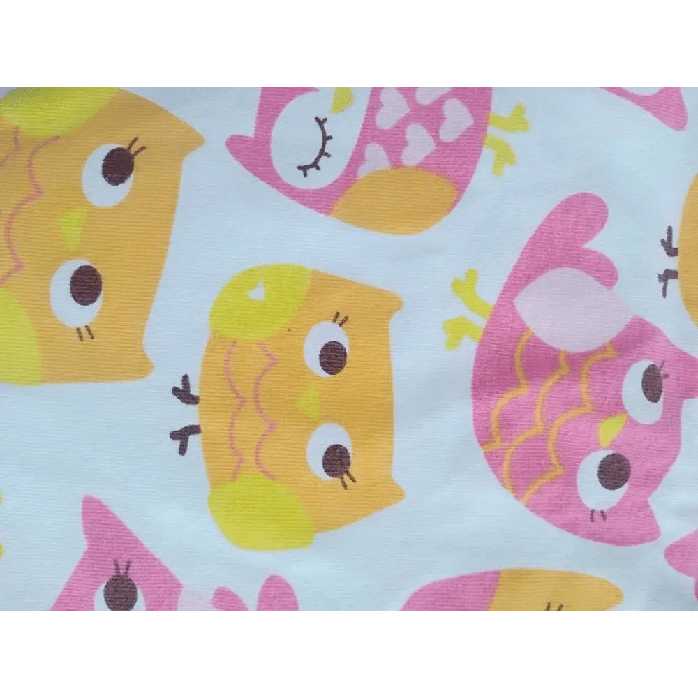 Cute Owl Pattern Adult Baby Training Pants with Pink Trim - Cosparty