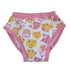 Cute Owl Pattern Adult Baby Training Pants with Pink Trim - Cosparty