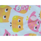 Cute Owl Pattern Adult Baby Training Pants with Pink Trim - diaper