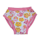 Cute Owl Pattern Adult Baby Training Pants with Pink Trim - Cosparty