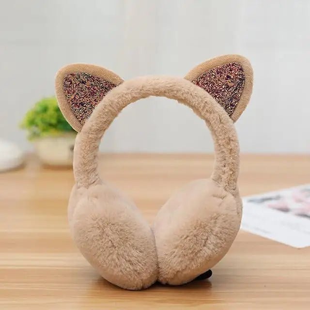 Cute Pastel Cat Ear Ear Muffs for Winter Comfort - Cosparty