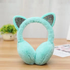 Neko Ear Muffs - Teal - ear muffs