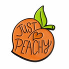 Cute Peach Enamel Pin for Cosparty Enthusiasts - Cosparty