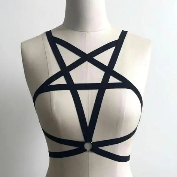Cute Pentagram Harness for Cosparty Fans Size XS to XL - Accessories