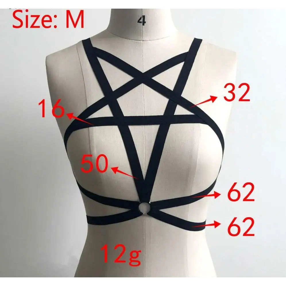Cute Pentagram Harness for Cosparty Fans Size XS to XL - Accessories