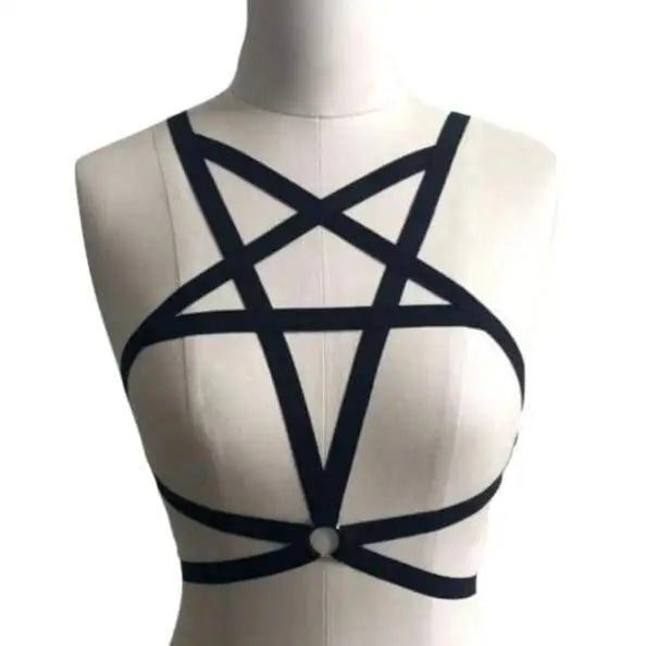 Cute Pentagram Harness for Cosparty Fans Size XS to XL - Accessories