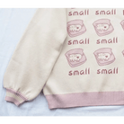 Cute Pig Crewneck Sweater with Hand Embroidery - Cosparty