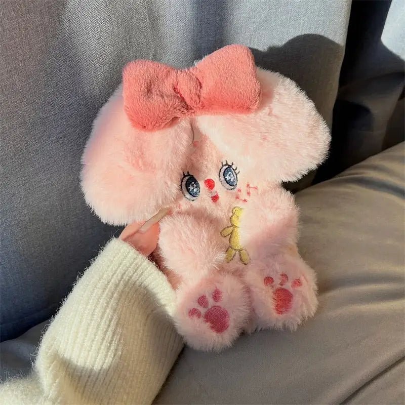 Cute Pink Fuzzy Baby Bunny iPhone Case for Kawaii Lovers - Cosparty