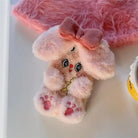 Cute Pink Fuzzy Baby Bunny iPhone Case for Kawaii Lovers - Cosparty
