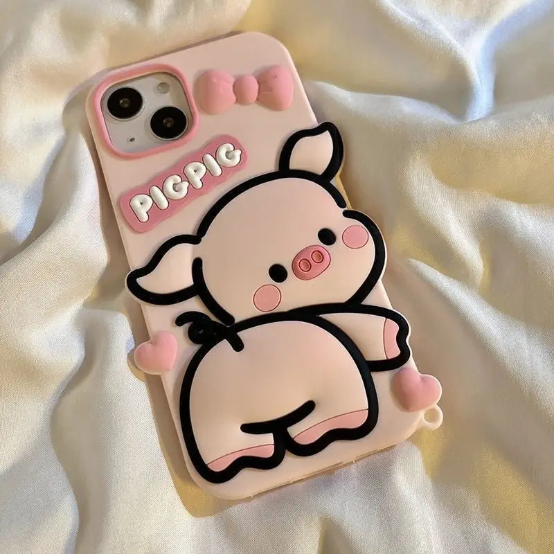 Booty Pig iPhone Case - iphone, iphone cases, iphones, mobile, mobile case DDLG Playground